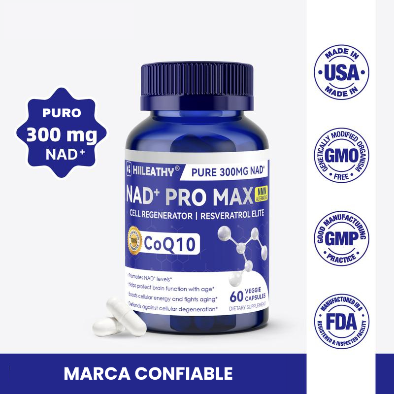 NAD+ 300mg Puros para tu Regeneración Celular | Hiileathy™