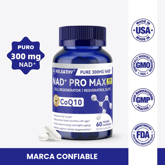 NAD+ 300mg Puros para tu Regeneración Celular | Hiileathy™