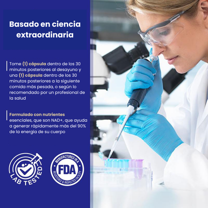 NAD+ 300mg Puros para tu Regeneración Celular | Hiileathy™