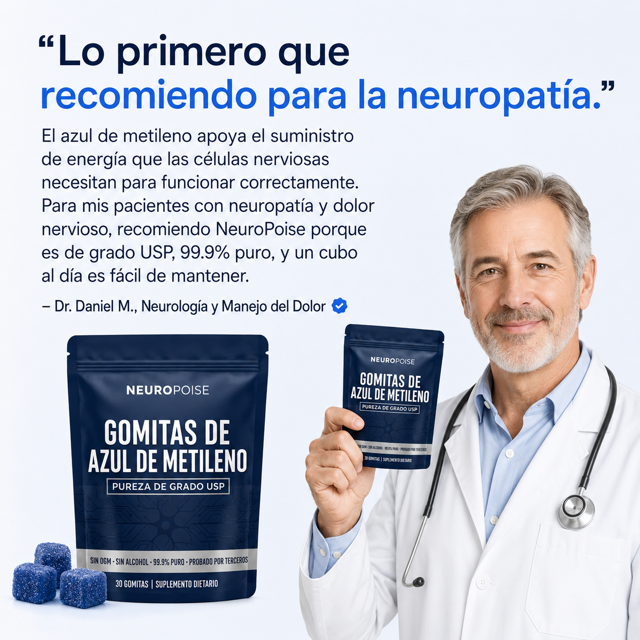 Gomitas de azul de metileno Neuropoise™