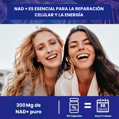 NAD+ 300mg Puros para tu Regeneración Celular | Hiileathy™